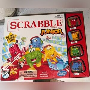Scrabble Junior Board Game - Like New!
